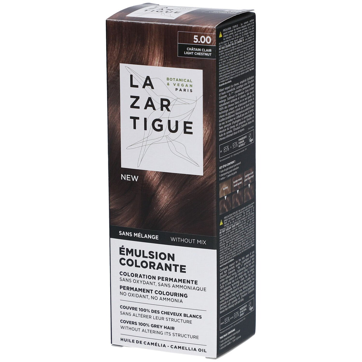 LAZARTIGUE émulsion colorante 5.00 châtain clair (60 ml)