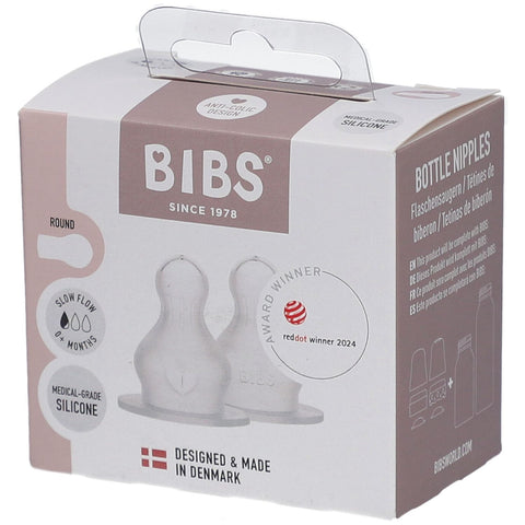 BIBS tétines de biberon en silicone (2 pièces)
