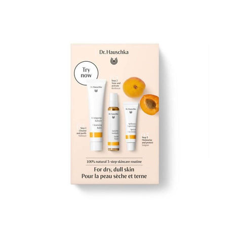 Dr. Hauschka Must-Have Abricot – Kit de démarrage pour peau sèche (1 pièce)