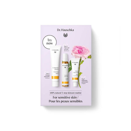 Dr. Hauschka Must-Have Kit Rose – Kit de démarrage pour peau sèche et sensible