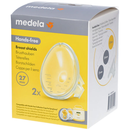 Medela Hands-free Collection Cups pour Symphony 27 mm (2 pièces)