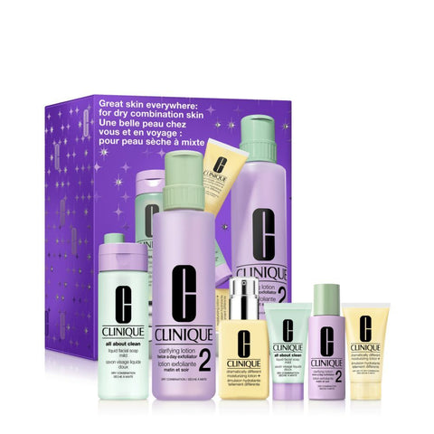Clinique Great Skin Everywhere Set für trockene bis Mischhaut (1 Stück)