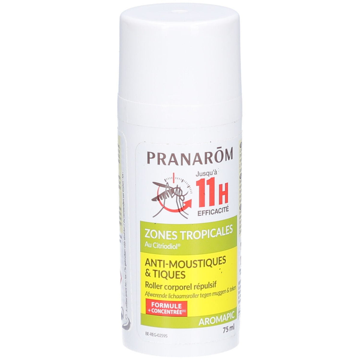 Pranarôm Aromapic Roller anti-moustiques et tiques (75 ml)
