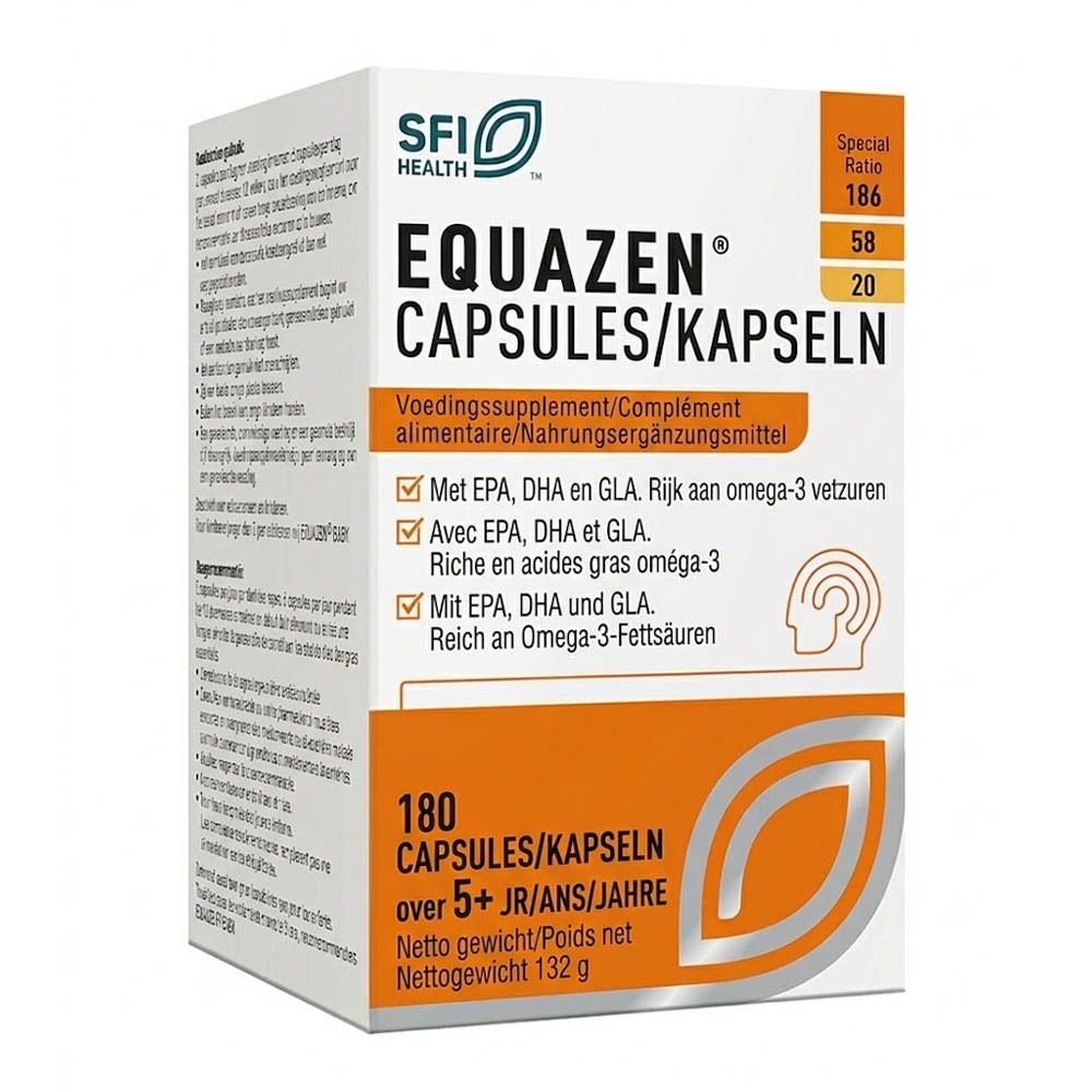 Springfield Equazen Forte 60 Omega 3-6 (180 gélules)