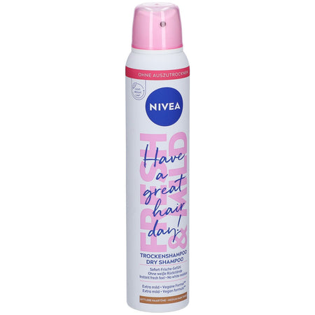 Nivea Fresh Revive 3-en-1 Shampooing Sec Cheveux Châtains (200 ml)