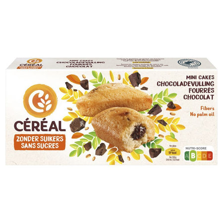 Céréal Mini Cakes fourrés chocolat (150 g)