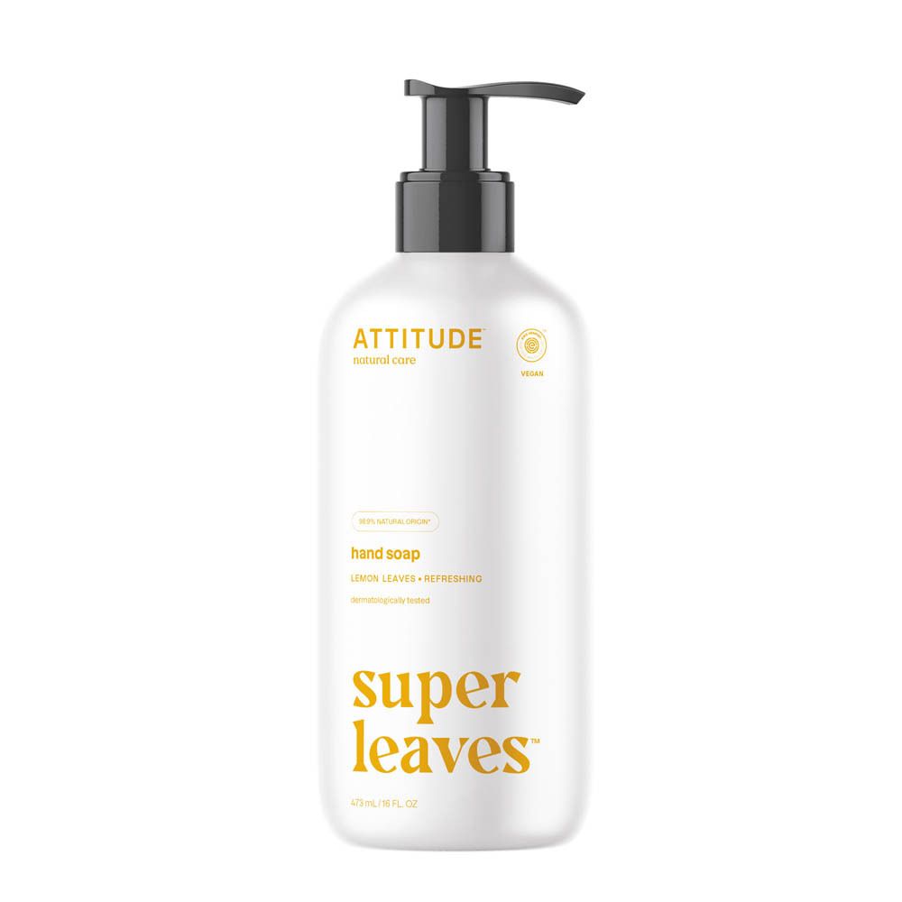 Attitude Natural Savon Mains aux Feuilles de Citronnier 473 ml