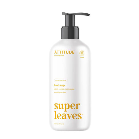 Attitude Natural Savon Mains aux Feuilles de Citronnier 473 ml