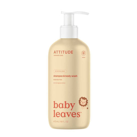 Attitude Baby Leaves 2-in-1 Shampoo & Waschlotion Birne & Nektar