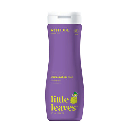 ATTITUDE little leaves Shampooing et gel douche Vanille/Poire
