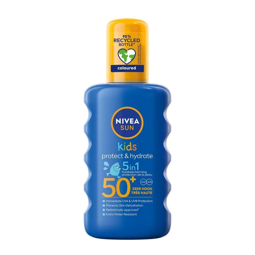 Nivea Sun Kids Protect & Hydrate Spray Solaire 5 en 1 SPF50+ — 200 ml