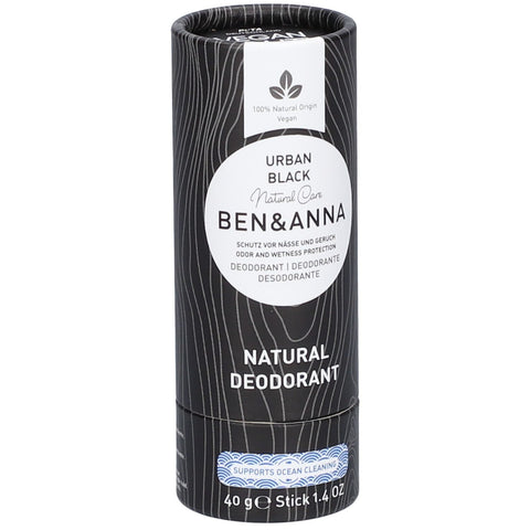 Ben & Anna Urban Black Paper Tube Deodorant (40 g)