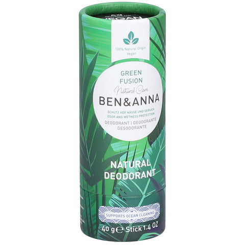 Ben & Anna - Deodorant Papertube Green Fusion (40 g)