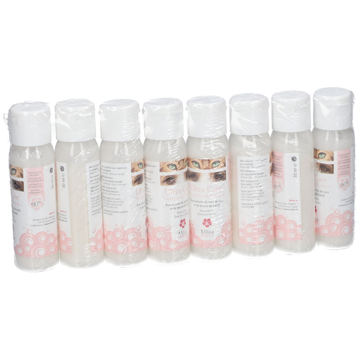 Miloa Ultra Care™ 8x30 ml shampoing