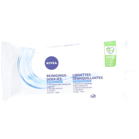 Nivea lingettes démaquillantes peaux normales 3-en-1 (7 pièces)