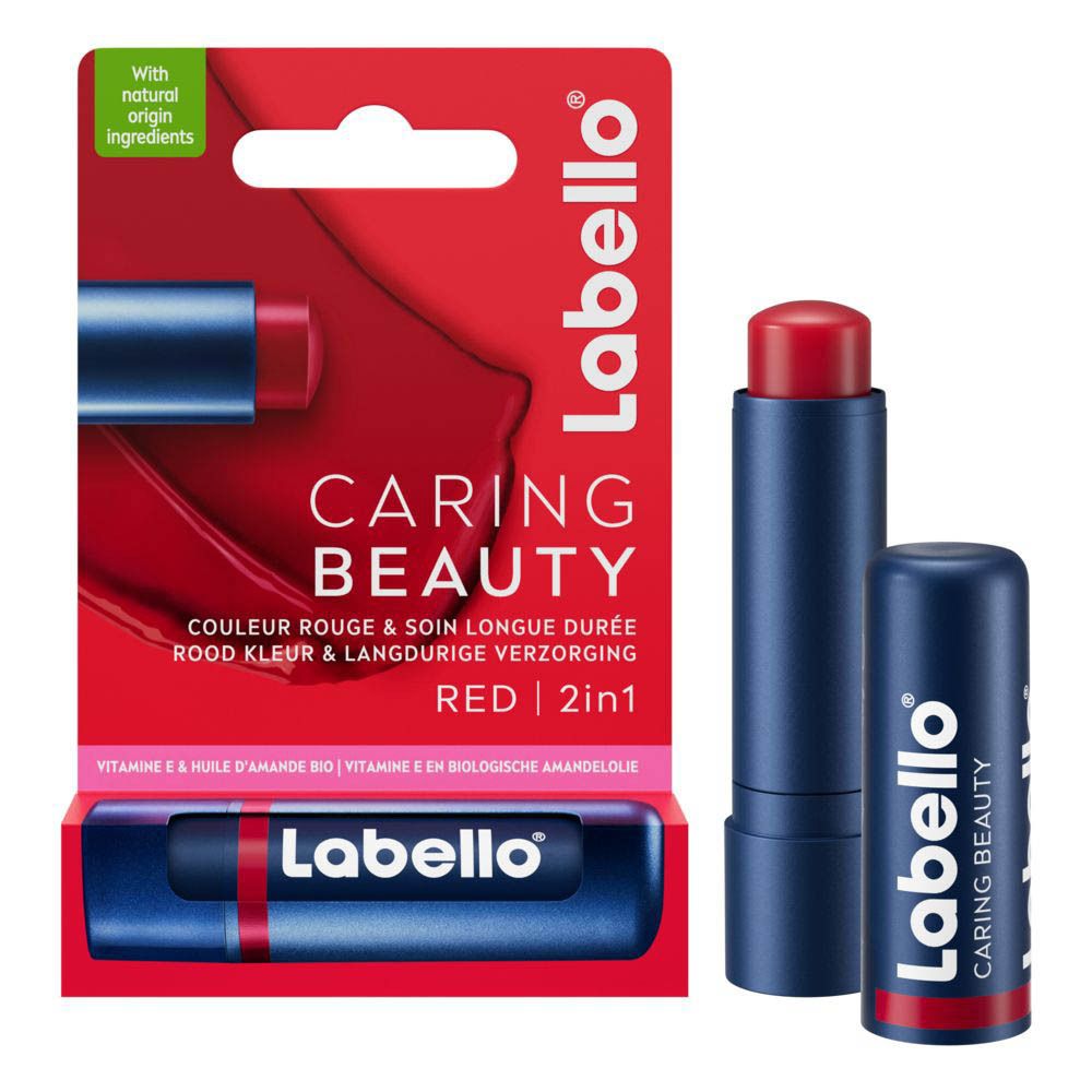 Labello Soin Beauté Rouge 2-en-1 (4,8 g)