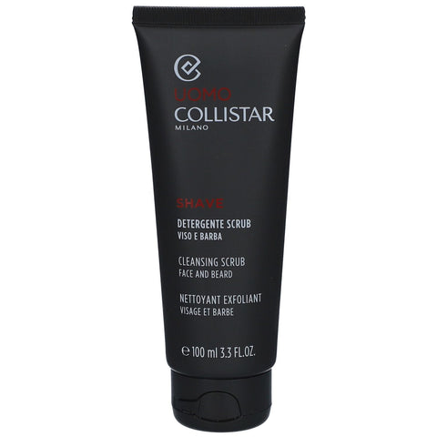 Collistar Men Nettoyant Exfoliant Visage et Barbe (100 ml)