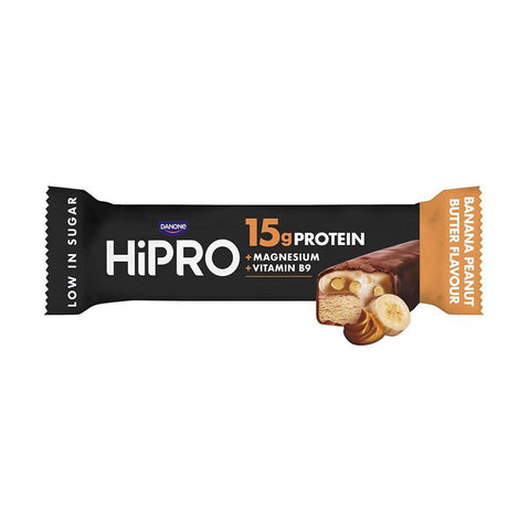 HiPPRO Proteinriegel | Geschmack Erdnussbutter-Banane | 15 g Protein | Mit Magnesium und Vitamin B9
