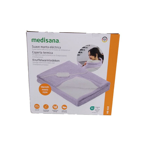 medisana HB 418 - couverture chauffante - violet clair