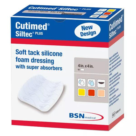 BSN Medical Cutimed Siltec+ Dressing 15x15cm 10 Units