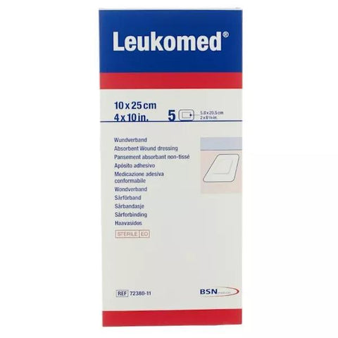 BSN Medical Leukomed Non-Woven Adhesive Dressing 10 x 25cm 5 Units