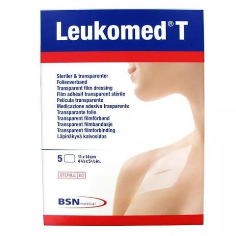 BSN Medical Leukomed T Adhesive Non-Woven Dressing 14 x 11cm 5 Units