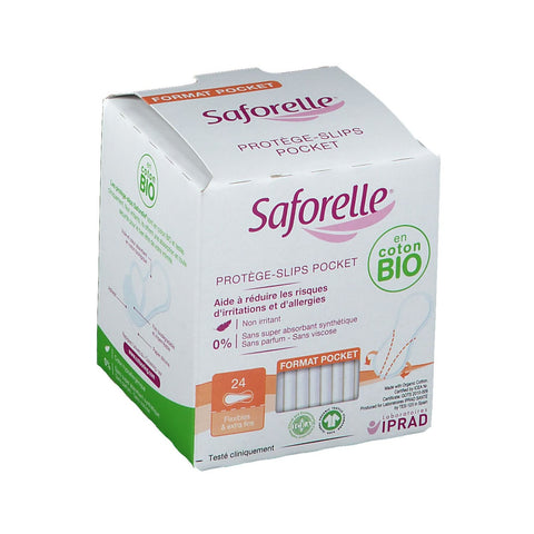 Saforelle Coton Protect Bio protège-slips Pocket (24 pièces)