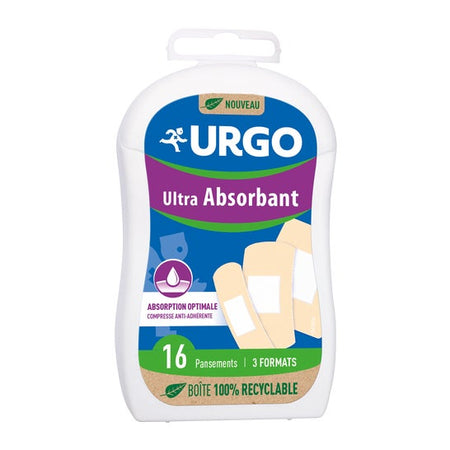 Urgo Ultra Absorbant 16 pansements
