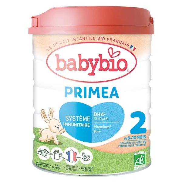 Babybio Lait infantile Primea 2ème Âge Bio 800g