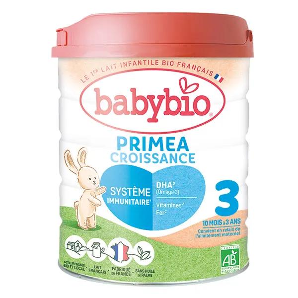 Babybio Lait infantile Primea 3ème Âge Bio 800g