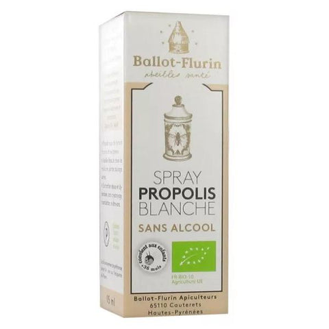 Ballot-Flurin Hygiene und Pflege Spray Propolis Weiß Ohne Alkohol Bio 15ml