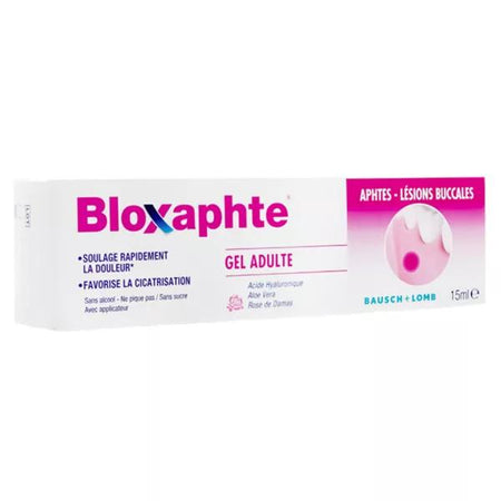 Bausch & Lomb Bloxaphte Gel Adulte Aphtes et Lésions Buccales 15ml