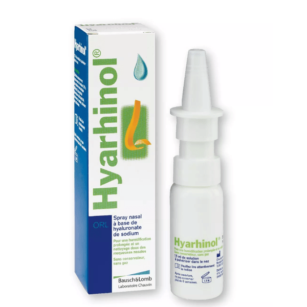 Bausch & Lomb ORL Hyarhinol Spray Nasal Humidifiant et Nettoyant 15ml
