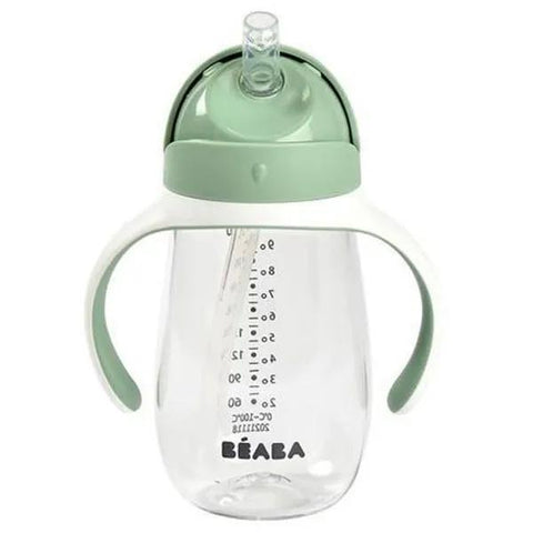 Béaba Sage Green Straw Cup 300ml