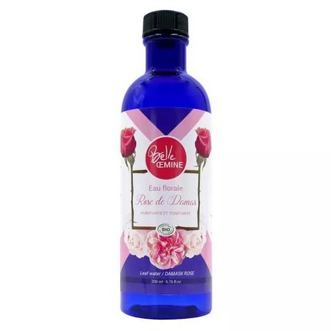 Belle Oemine Bio Rosenwasser Damaszener Rose (200 ml)