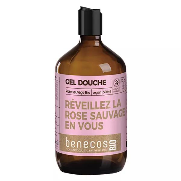 Benecos Gel Douche Rose Sauvage Bio (500 ml)