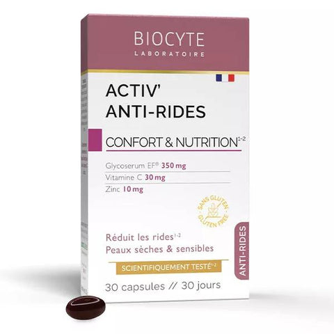 Biocyte Anti-Wrinkle Activ Glycoserum EF® Vitamin C, Zinc 30 capsules