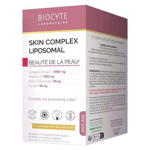 Biocyte Skin Complex Liposomal Hautschönheit Kollagen 14 Sticks