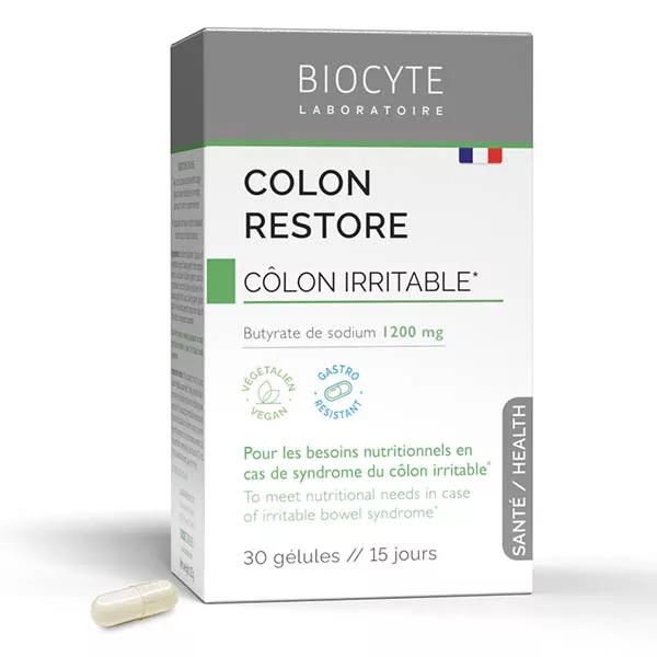 Biocyte Colon Restore Butyrate de sodium Côlon Irritable 30 gélules