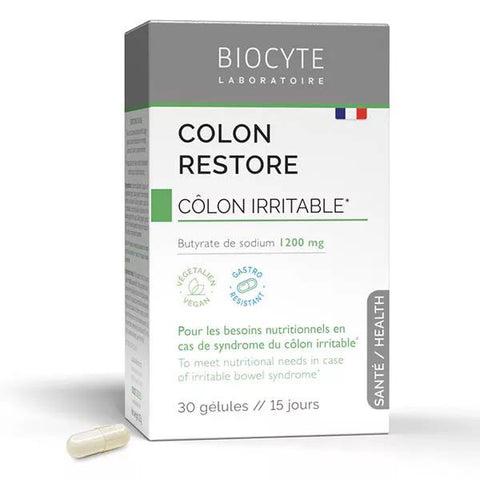 Biocyte Colon Restore Sodium Butyrate Irritable Bowel 30 capsules