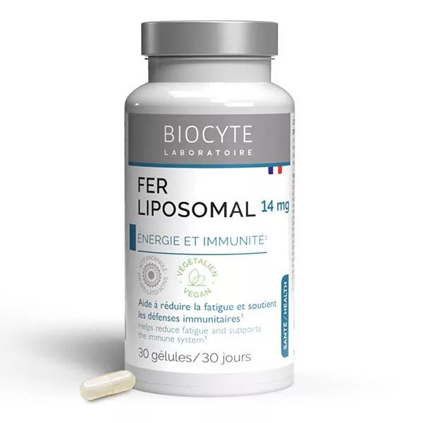 Biocyte Fer Liposomal Energie & Immunité Fer Vitamine C Vitamine B12 30 Gélules