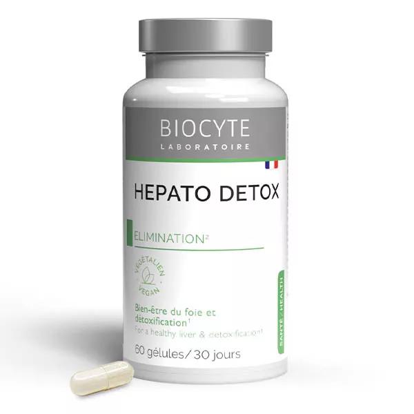 Biocyte Hepato Detox Bien-être Foie Chardon Marie Fenouil Artichaut 60 gélules