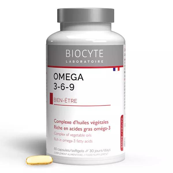Biocyte Oméga 3-6-9 Bien-Être Huiles végétales 60 Capsules
