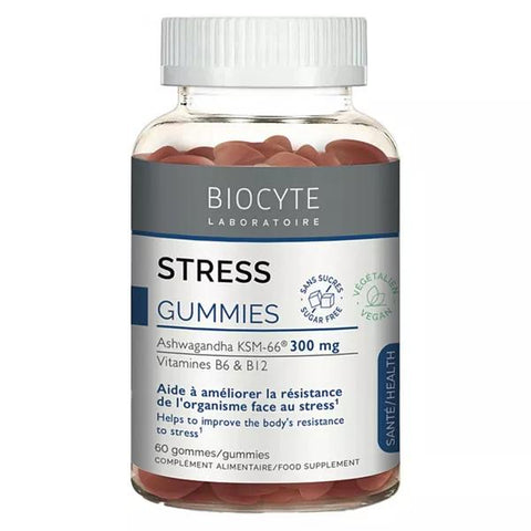 Biocyte Gummies Stress - Fatigue, Anti-Stress - Vitamin B6 - 60 gummies