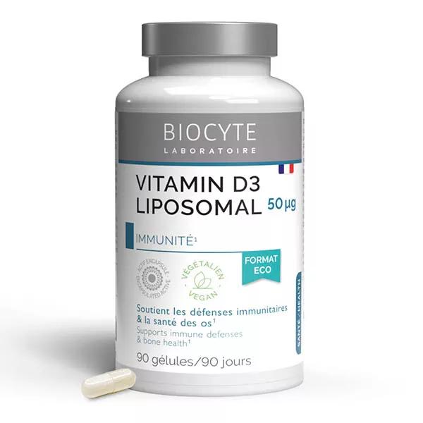 Biocyte Vitamine D3 Liposomal - Immunité et Maintien des Os - 90 Gélules