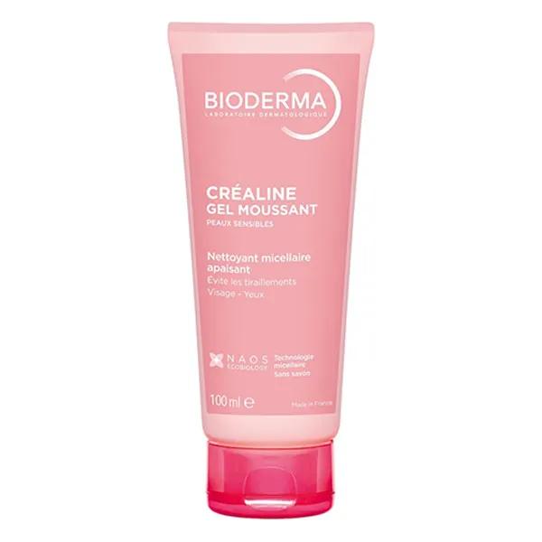 Bioderma Créaline Gel Moussant Nettoyant Apaisant Peaux Sensibles 100ml