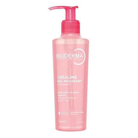 Bioderma Créaline Gel Moussant Nettoyant Apaisant Peaux Sensibles 200ml