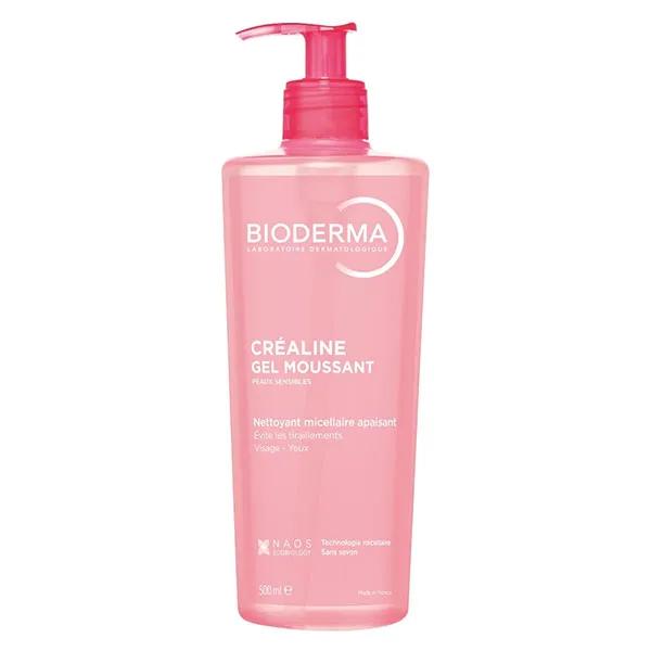 Bioderma Créaline Gel Moussant nettoyant visage Peaux sensibles 500ml