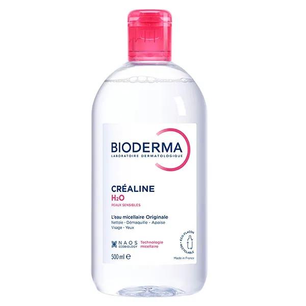 Bioderma Créaline H2O Eau Micellaire Démaquillante Visage Peaux Sensibles 500ml