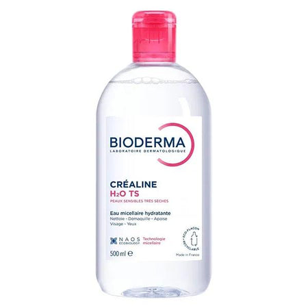 Bioderma Créaline H2O TS Eau Micellaire Peaux Sensibles Très Sèches 500ml